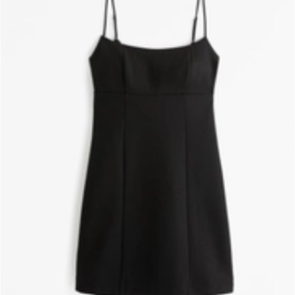 Abercrombie & Fitch Square Neck Open-Back mini dress
